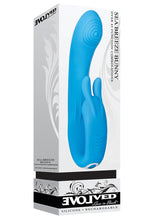 Load image into Gallery viewer, Sea Breeze Bunny Rechargeable Silicone G-Spot Rabbit Vibrator - Blue
