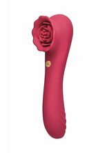 Load image into Gallery viewer, Secret Kisses Rosegasm Quake Rechargeable Silicone Dual Vibe - Red
