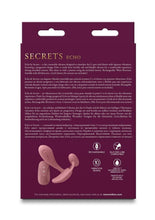 Load image into Gallery viewer, Secrets Echo Rechargeable Silicone G-Spot Vibrator with Clitoral Stimulation
