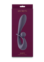 Load image into Gallery viewer, Secrets Forte Rechargeable Silicone Rabbit Vibrator - Purple
