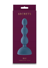 Load image into Gallery viewer, Secrets Kai Rechargeable Silicone Anal Plug - Teal

