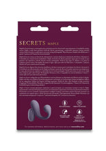 Load image into Gallery viewer, Secrets Maple Rechargeable Silicone G-Spot Warming Vibrator with Clitoral Stimulation
