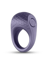 Load image into Gallery viewer, Seduction Levi Rechargeable Silicone Cock Ring - Gray/Grey
