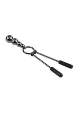 Load image into Gallery viewer, Selopa Beaded Nipple Clamps - Black Chrome
