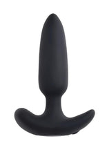 Load image into Gallery viewer, Selopa Black Beauty Rechargeable Silicone Vibrating Plug - Black
