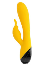 Load image into Gallery viewer, Selopa Buzzz Bunny Rechargeable Silicone Rabbit Vibrator - Yellow
