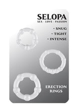 Load image into Gallery viewer, Selopa Erection Rings - Clear
