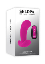 Load image into Gallery viewer, Selopa Hooking Up Rechargeable Silicone Anal Plug - Pink
