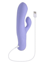 Load image into Gallery viewer, Selopa Lavender Love Rechargeable Silicone Dual Vibrator
