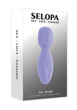 Load image into Gallery viewer, Selopa Lil Wand Rechargeable Silicone Vibrator - Purple
