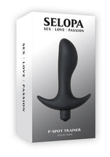 Load image into Gallery viewer, Selopa P-Spot Trainer Silicone Prostate Stimulator - Black
