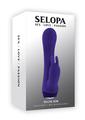 Load image into Gallery viewer, Selopa Plum Job Rechargeable Silicone Rabbit Vibrator
