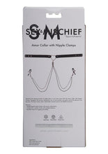 Load image into Gallery viewer, Sex and Mischief Amor Collar with Nipple Clamps
