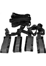 Load image into Gallery viewer, Sex and Mischief Bed Bondage Restraint Kit - Black
