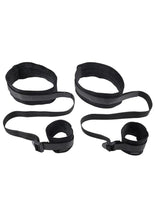 Load image into Gallery viewer, Sex and Mischief Thigh Andamp; Wrist Cuffs - Black
