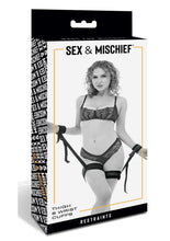 Load image into Gallery viewer, Sex and Mischief Thigh Andamp; Wrist Cuffs - Black
