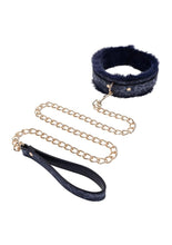 Load image into Gallery viewer, Sex and Mischief Cougar Fur Collar Andamp; Leash
