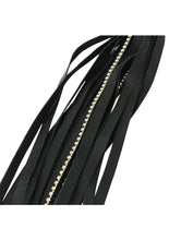 Load image into Gallery viewer, Sex and Mischief Crystal Whip - Black
