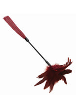 Load image into Gallery viewer, Sex and Mischief Enchanted Feather Tickler - Black/Red

