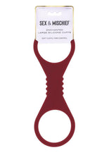 Load image into Gallery viewer, Sex and Mischief Enchanted Silicone Cuffs - Red - Large
