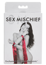 Load image into Gallery viewer, Sex and Mischief Enchanted Silky Sash Restraints - Pink/Red
