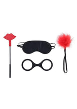 Load image into Gallery viewer, Sex and Mischief Ex's Andamp; Oh's Kiss Kit - Black/Red
