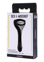 Load image into Gallery viewer, Sex and Mischief Ex's Andamp; Oh's Temperature Play Sensory Roller - Black
