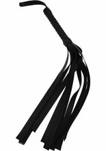 Load image into Gallery viewer, Sex and Mischief Faux Leather Flogger - Black
