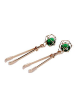 Load image into Gallery viewer, Sex and Mischief Indica Crystal Nipple Clips
