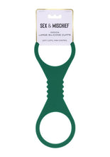Load image into Gallery viewer, Sex and Mischief Indica Silicone Cuffs - Green - Large
