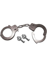Load image into Gallery viewer, Sex and Mischief Metal Handcuffs - Metal/Silver

