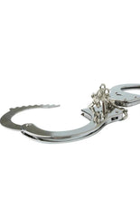 Load image into Gallery viewer, Sex and Mischief Metal Handcuffs
