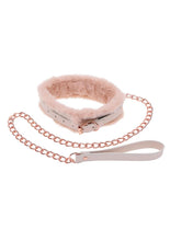 Load image into Gallery viewer, Sex and Mischief Peaches N Creame Fur Collar Andamp; Leash
