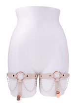 Load image into Gallery viewer, Sex and Mischief Peaches N Creame Garters

