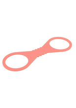 Load image into Gallery viewer, Sex and Mischief Peaches N Creame Silicone Cuffs - Orange - Large
