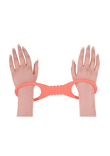 Load image into Gallery viewer, Sex and Mischief Peaches N Creame Silicone Cuffs
