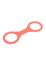 Load image into Gallery viewer, Sex and Mischief Peaches N Creame Silicone Cuffs - Orange - Small
