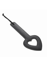 Load image into Gallery viewer, Sex and Mischief Shadow Heart Paddle - Black - 11.5in

