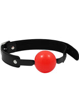 Load image into Gallery viewer, Sex and Mischief Solid Ball Gag - Black/Red
