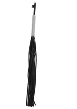 Load image into Gallery viewer, Sex and Mischief Sparkle Flogger - Black - 31in
