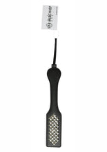 Load image into Gallery viewer, Sex and Mischief Studded Paddle - Black - 12.5in
