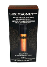 Load image into Gallery viewer, Sex Magnet Leather Pheromone Roll On
