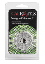 Load image into Gallery viewer, Sexagon Enhancer 2 Cock Ring - Clear
