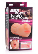 Load image into Gallery viewer, Sexflesh Sarah's Sexy Mouth Stroker - Flesh
