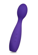 Load image into Gallery viewer, Sexy Things Velvet High Rechargeable Silicone Vibrating Wand - Purple
