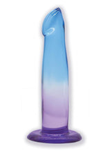 Load image into Gallery viewer, Shades G-Spot Dildo with Suction Cup - Blue/Purple - 6.25in
