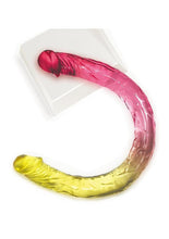 Load image into Gallery viewer, Shades Gradient Jelly Double Dong - Pink/Yellow
