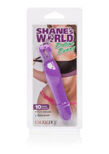 Load image into Gallery viewer, Shane's World Bedtime Bunny Silicone Vibrator Waterproof - Purple - 4.25in

