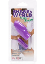 Load image into Gallery viewer, Shane's World Finger Banger Silicone Vibrator Waterproof - Purple

