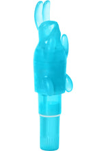 Load image into Gallery viewer, Shane's World Pocket Party Bunny Wand Massager - Blue
